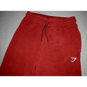 GYMSHARK Draw String Cuffed Tapered‎ Burgundy Casual Sweatpants Women's X-Small